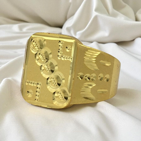LEX  MICRO GOLD PLATED RING
