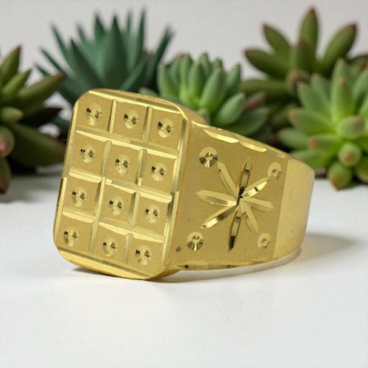 ARTHUR MICRO GOLD PLATED RING