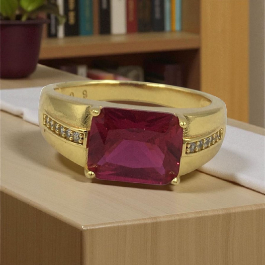 RABY  MICRO GOLD PLATED RING