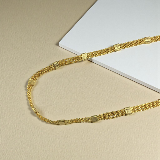 TEJAS GOLD 22 INCH MEN'S CHAIN