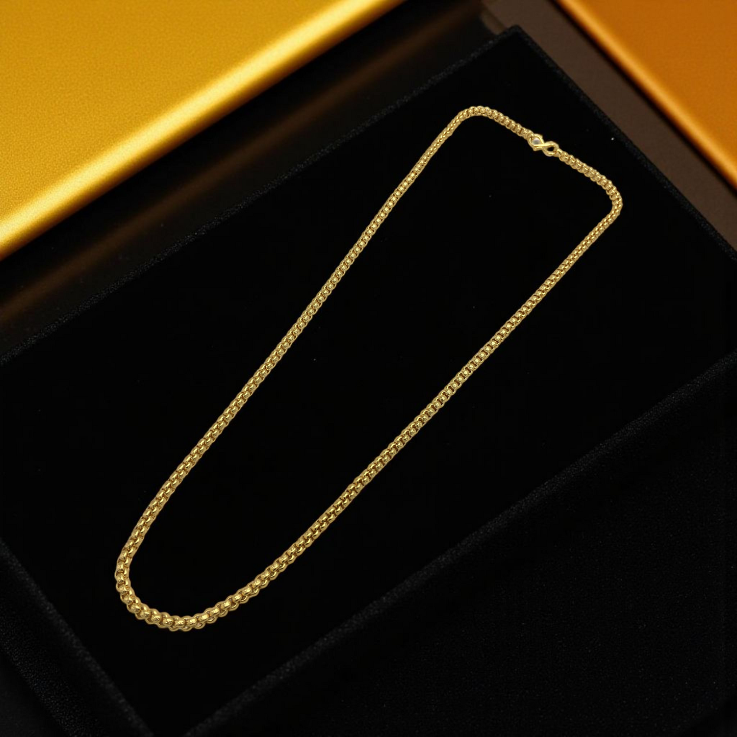 YADVIK GOLD 24 INCH MEN'S CHAIN
