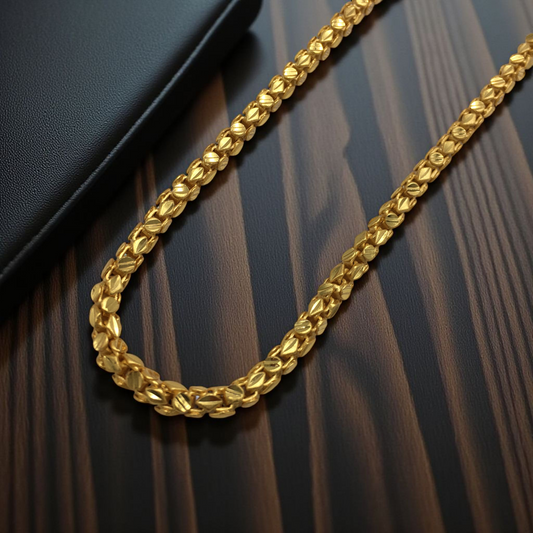 LAVISH  GOLD 20 INCH MEN'S CHAIN