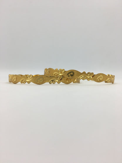 ASHITA MICRO GOLD PLATED BANGLES