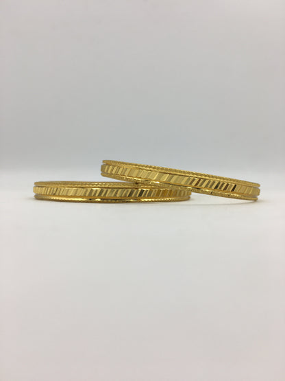 KRISHA MICRO GOLD PLATED BANGLES
