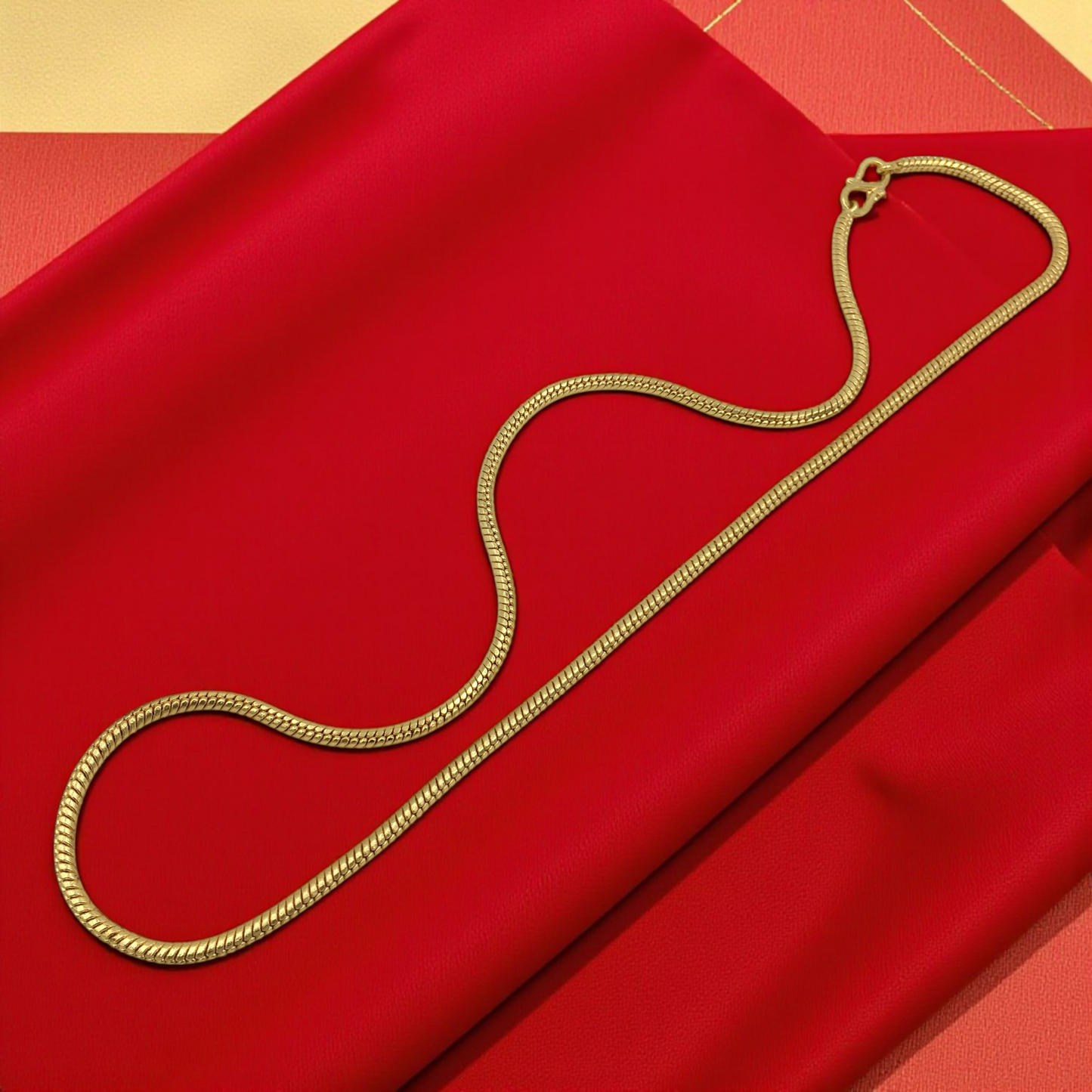 KRISHANG  GOLD 22INCH MEN'S CHAIN