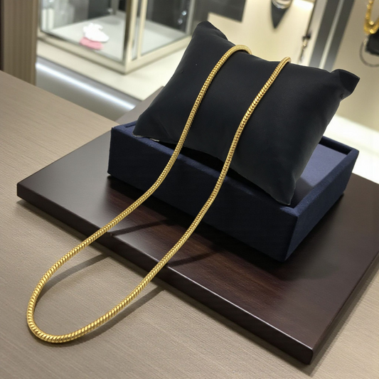 KRISHANG  GOLD 22INCH MEN'S CHAIN