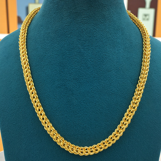 MILIND GOLD 20 INCH MEN'S CHAIN