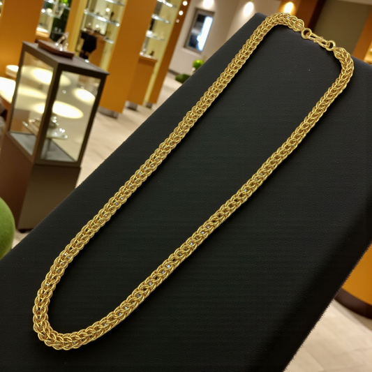 MILIND GOLD 20 INCH MEN'S CHAIN