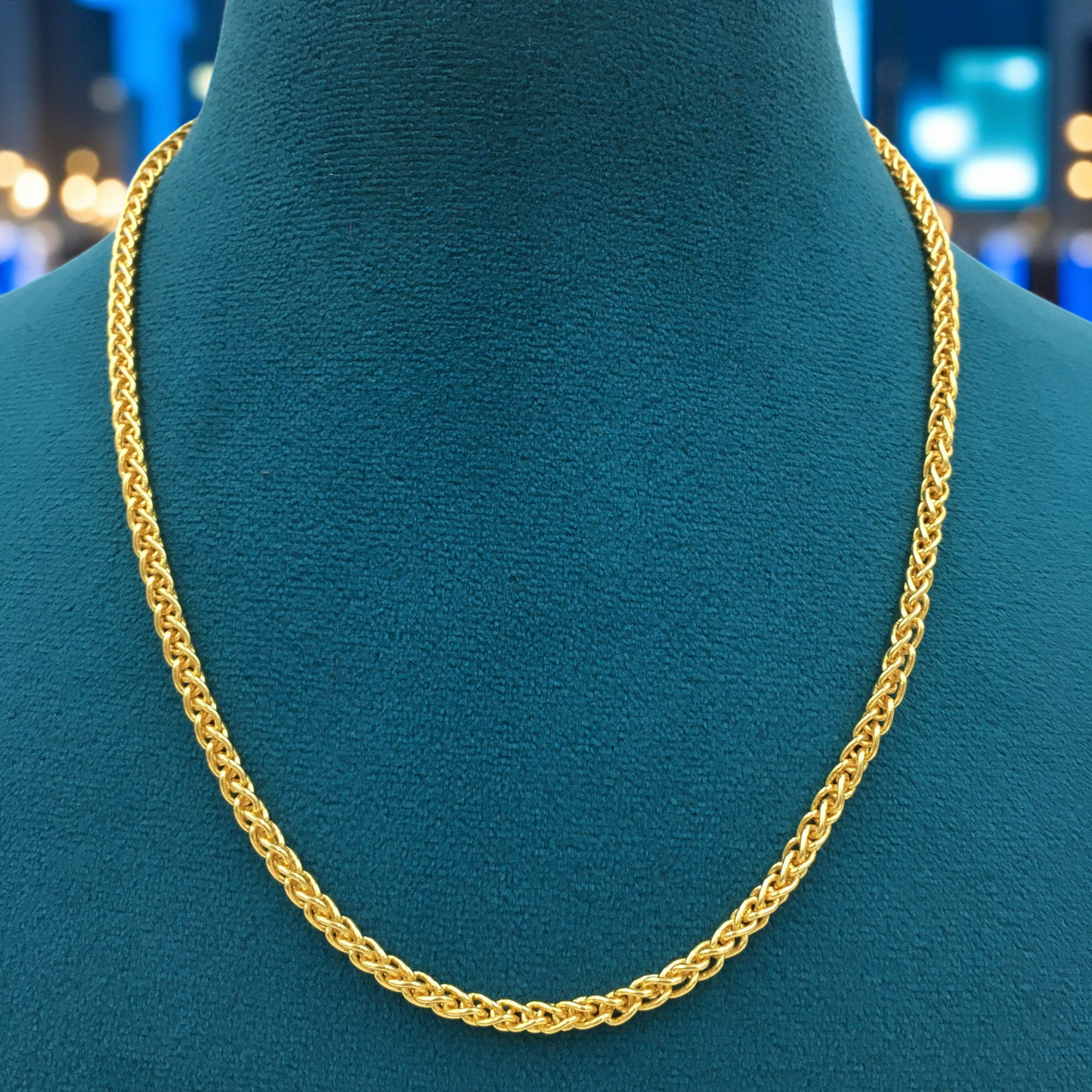 OM GOLD 18 INCH MEN'S CHAIN