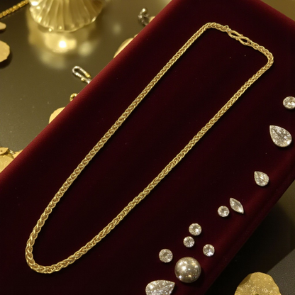 OM GOLD 18 INCH MEN'S CHAIN