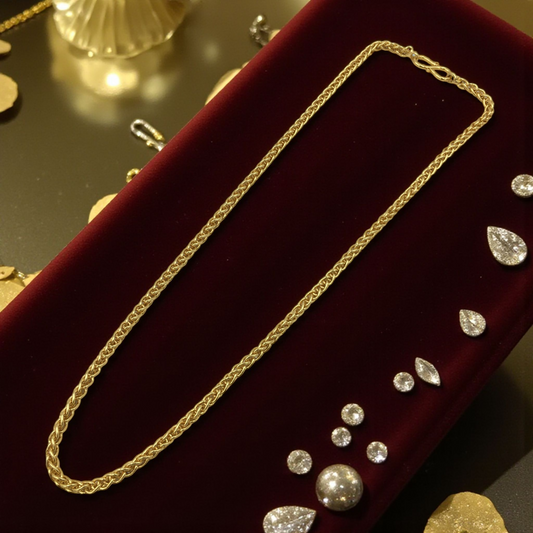 OM GOLD 18 INCH MEN'S CHAIN