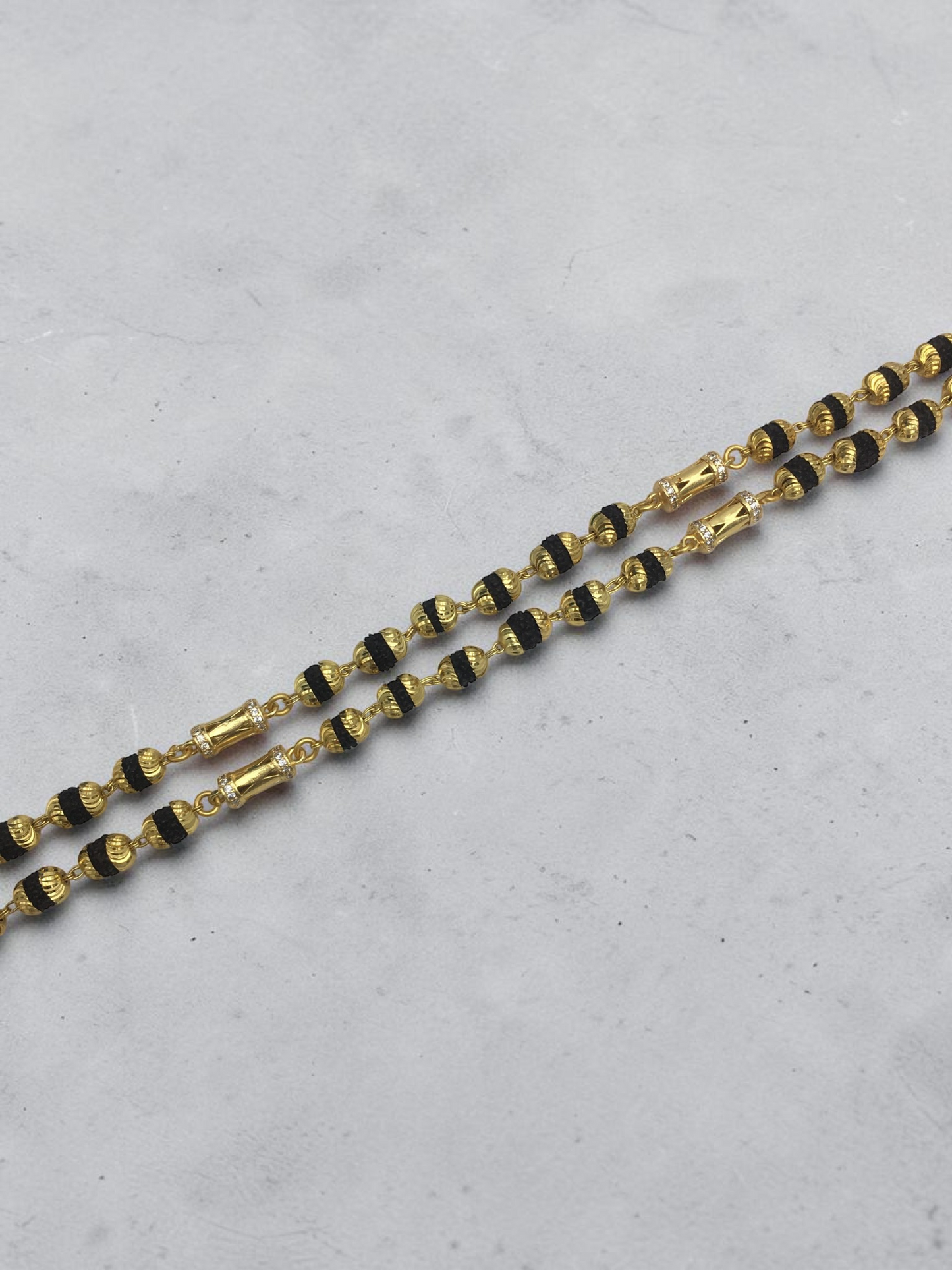 PREMIUM FILIGREE AD RUDRAKSH MEN’S MALA