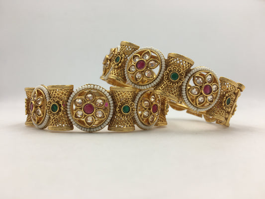 RITHVIKA RAJWADI BRASS BANGLES