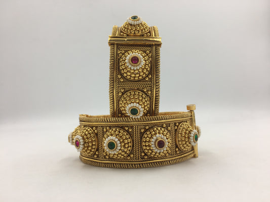 VITHIKA RAJWADI BRASS BANGLES