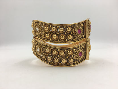 JEEVITHA RAJWADI BRASS BANGLES