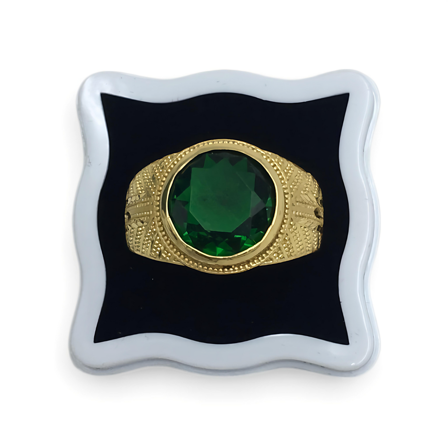 EMERALD MAGESTIC MEN'S RING