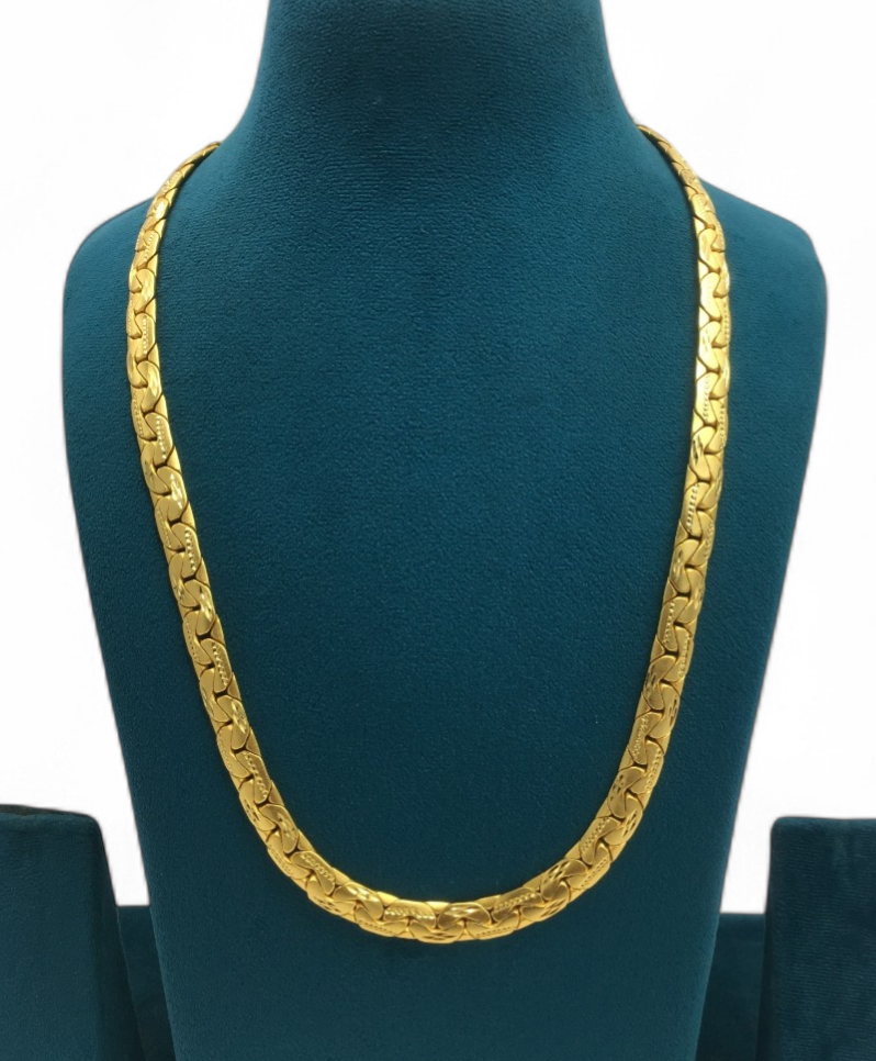 FLAT ITALIAN LINK MEN'S CHAIN