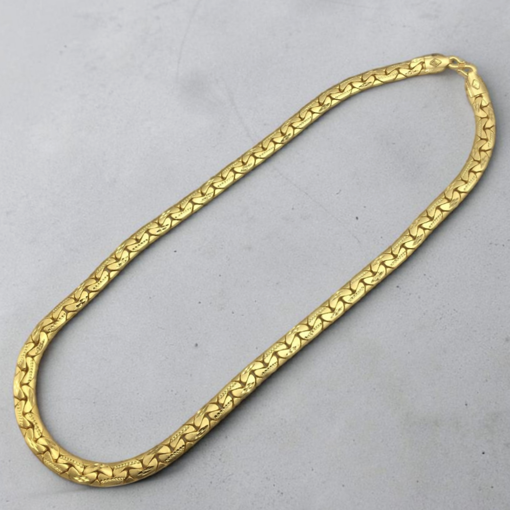FLAT ITALIAN LINK MEN'S CHAIN
