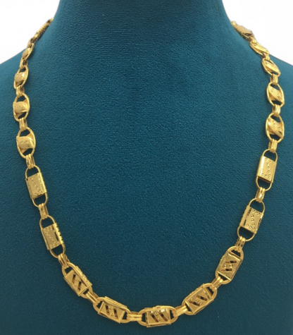 DESIGNER RECTANGLE LINK MEN'S CHAIN