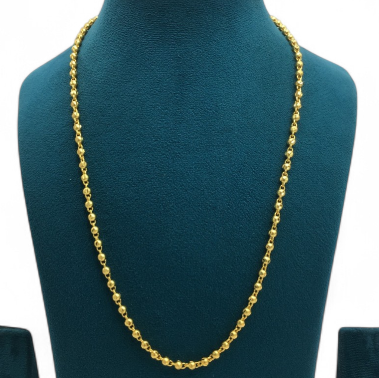 PREMIUM GOLD BEADED MEN’S CHAIN