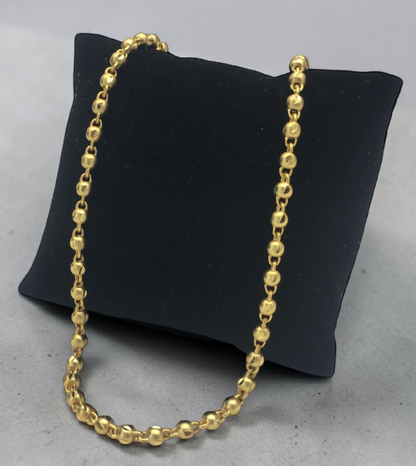 PREMIUM GOLD BEADED MEN’S CHAIN