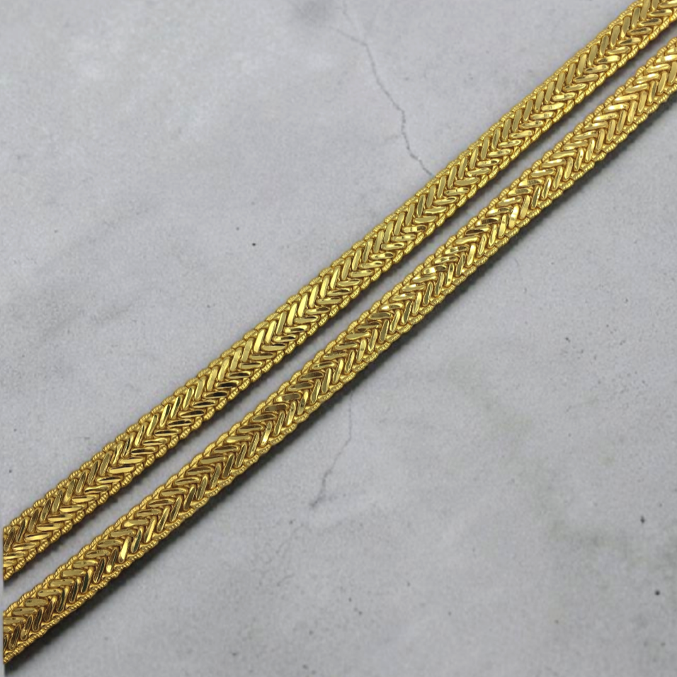 VIPER FLEX GOLD FINISH MEN'S CHAIN