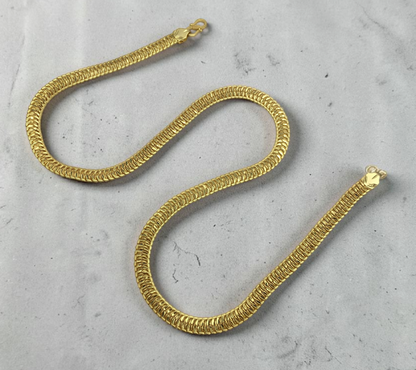 VIPER FLEX GOLD FINISH MEN'S CHAIN