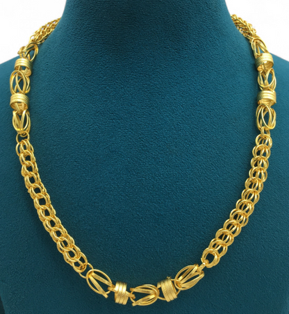 TITAN LOOP GOLD FINISH MEN'S CHAIN