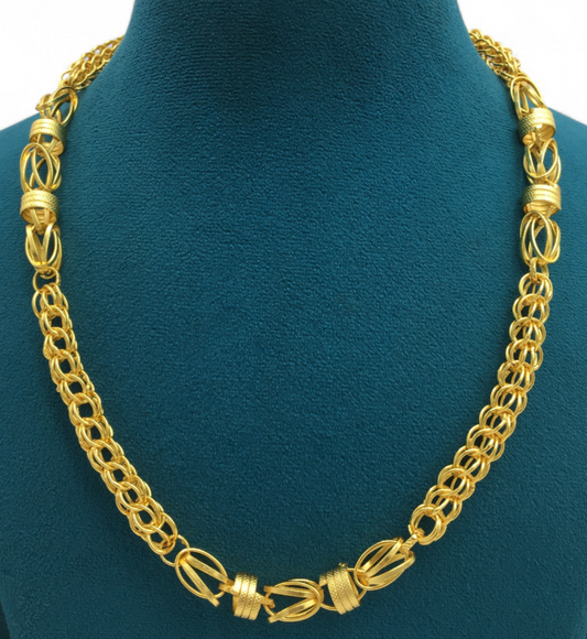 TITAN LOOP GOLD FINISH MEN'S CHAIN