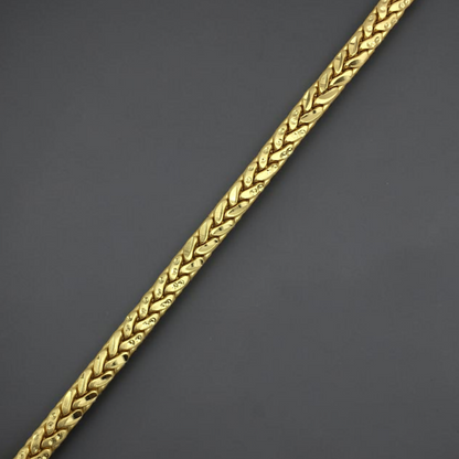PREMIUM GOLD FINISH CUBAN LINK MEN'S BRACELET