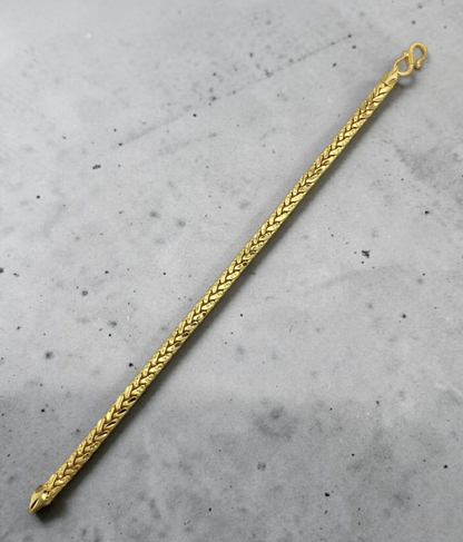 PREMIUM GOLD FINISH CUBAN LINK MEN'S BRACELET