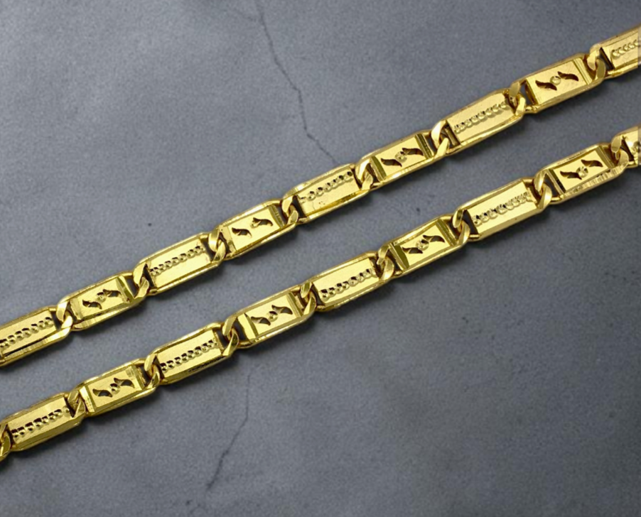 MULTI TEXTURE DESIGN MEN’S CHAIN