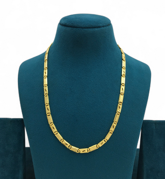 CIRCULAR TEXTURE MEN’S CHAIN