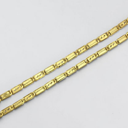 LUXE RECTANGULAR LINK MEN’S CHAIN