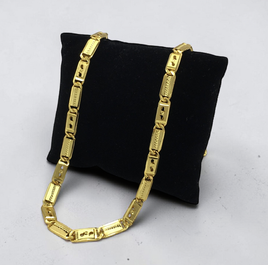 LUXE RECTANGULAR LINK MEN’S CHAIN