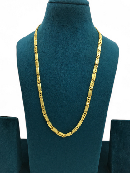 LUXE RECTANGULAR LINK MEN’S CHAIN