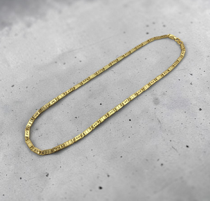 CLASSIC RECTANGULAR LINK MEN’S CHAIN