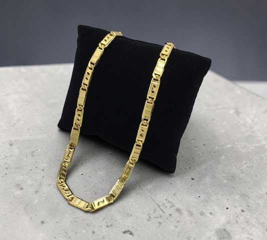 CLASSIC RECTANGULAR LINK MEN’S CHAIN