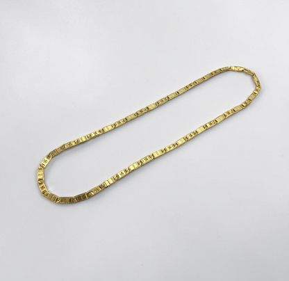 AUSPICIOUS SWASTIK ENGRAVED MEN’S GOLD CHAIN