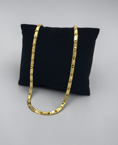MICRO DETAIL DESIGN MEN’S GOLD CHAIN