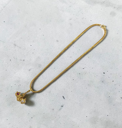 BALAJI MICRO GOLD PLATED CHAIN PENDANT