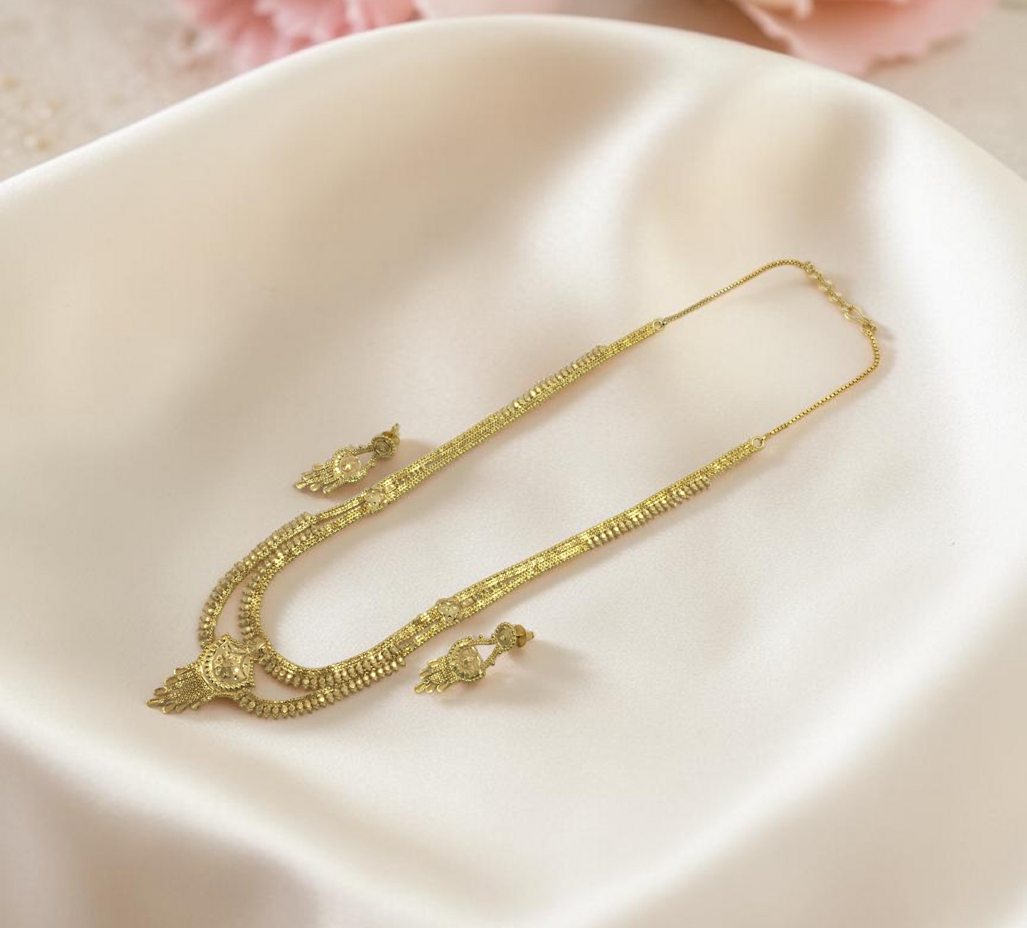 SREELAKSHMI FORMING LONG NECKLACE SET