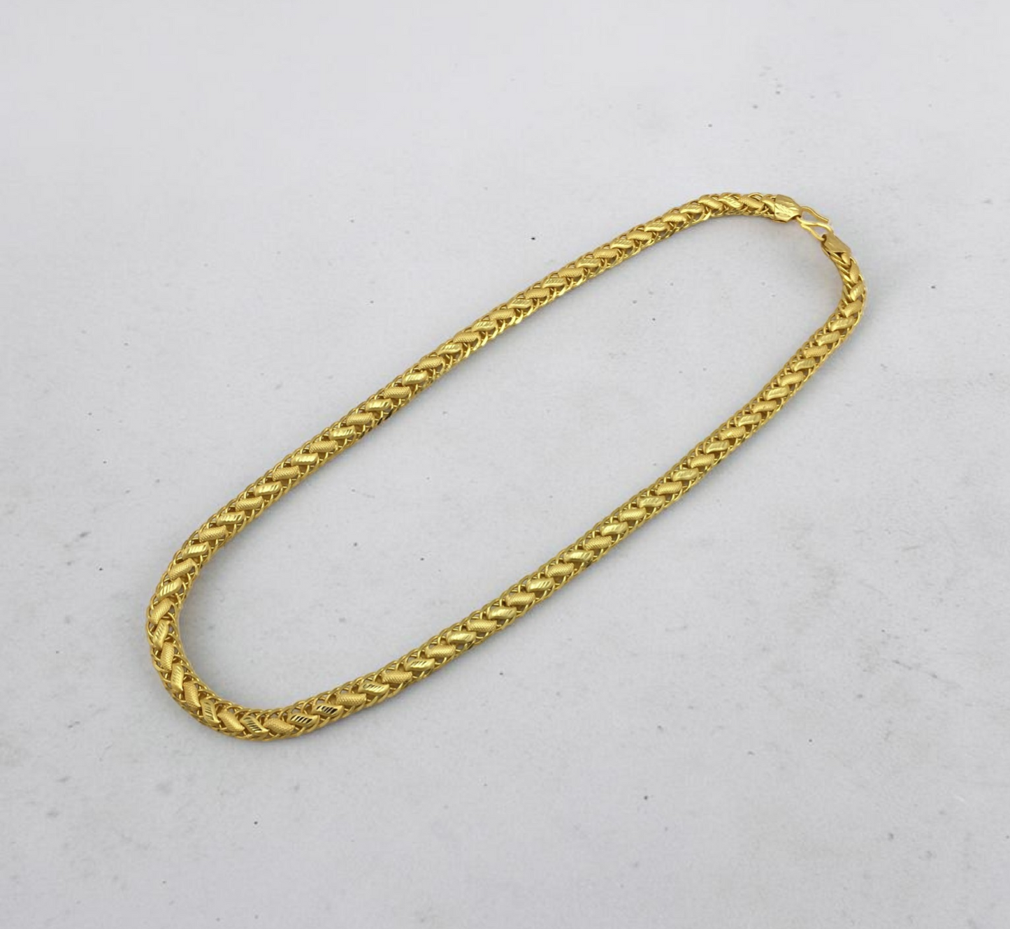 ROYAL WHEAT LINK MICRO GOLD MEN’S CHAIN