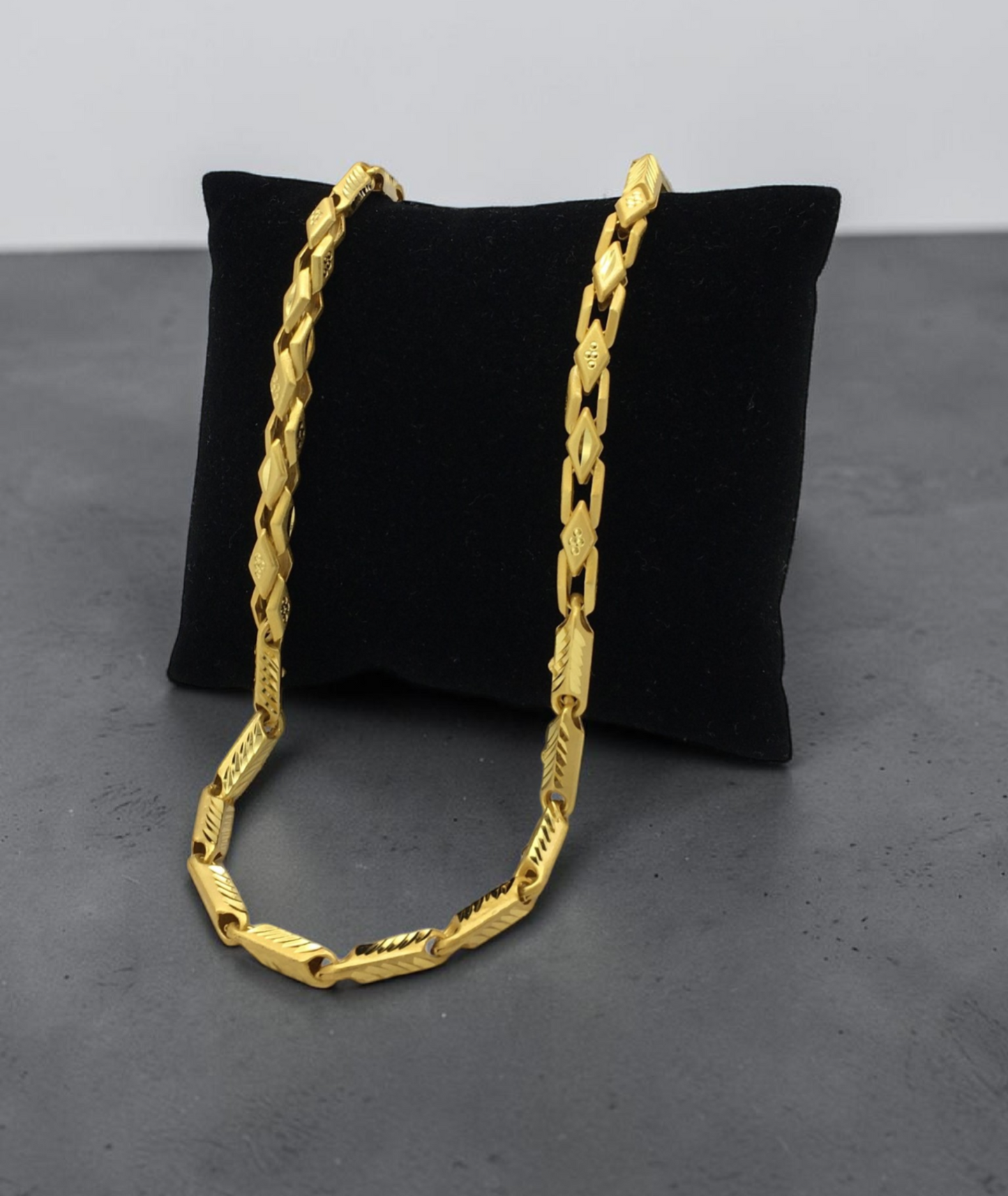 DIAMOND CUT MICRO GOLD MEN’S CHAIN