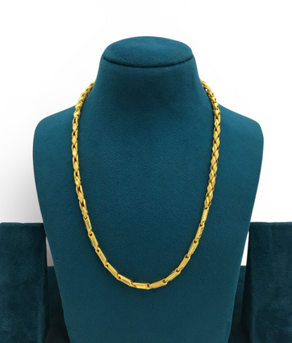 DIAMOND CUT MICRO GOLD MEN’S CHAIN