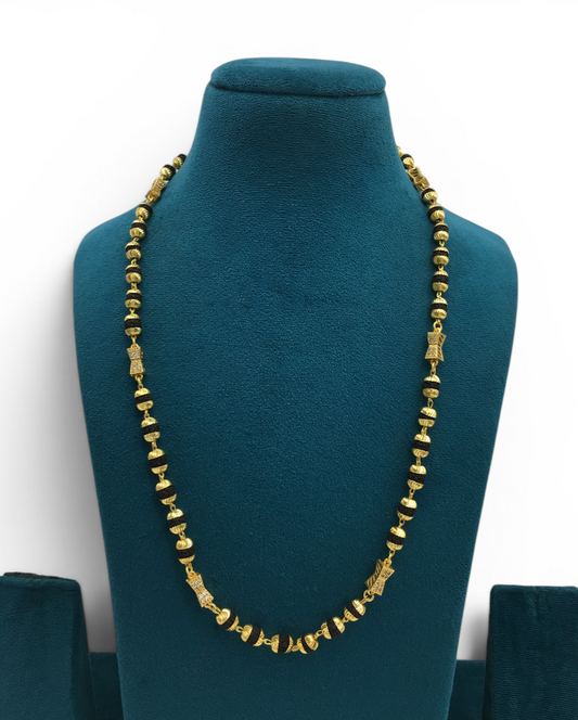 AD BALL RUDRAKSH MICRO GOLD MEN’S MALA
