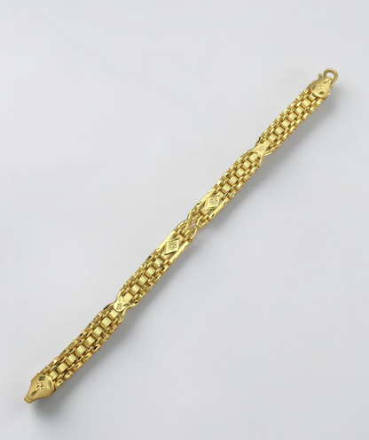 REGAL FUSION GOLD FINISH BRACELET