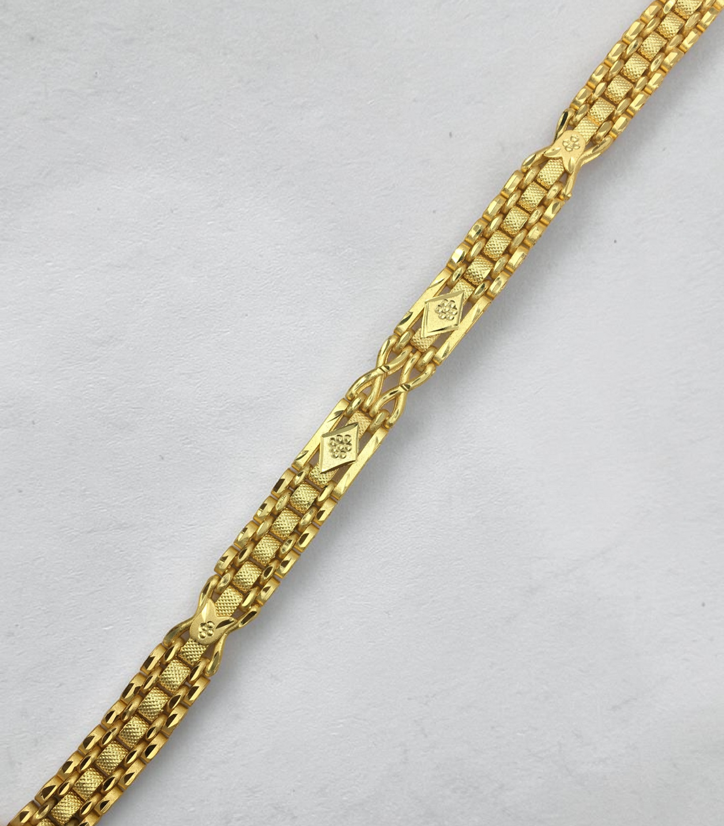 REGAL FUSION GOLD FINISH BRACELET