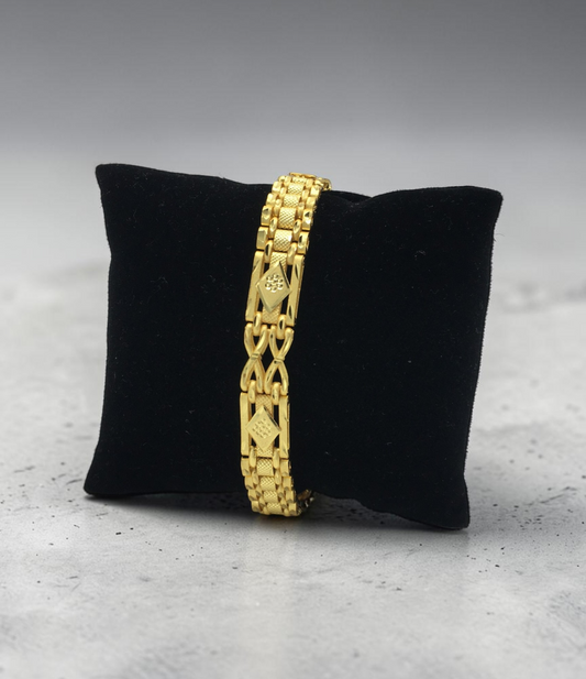 REGAL FUSION GOLD FINISH BRACELET