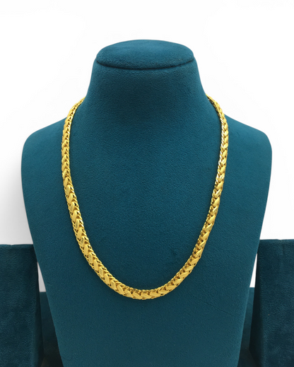 ROYAL WHEAT LINK MICRO GOLD MEN’S CHAIN